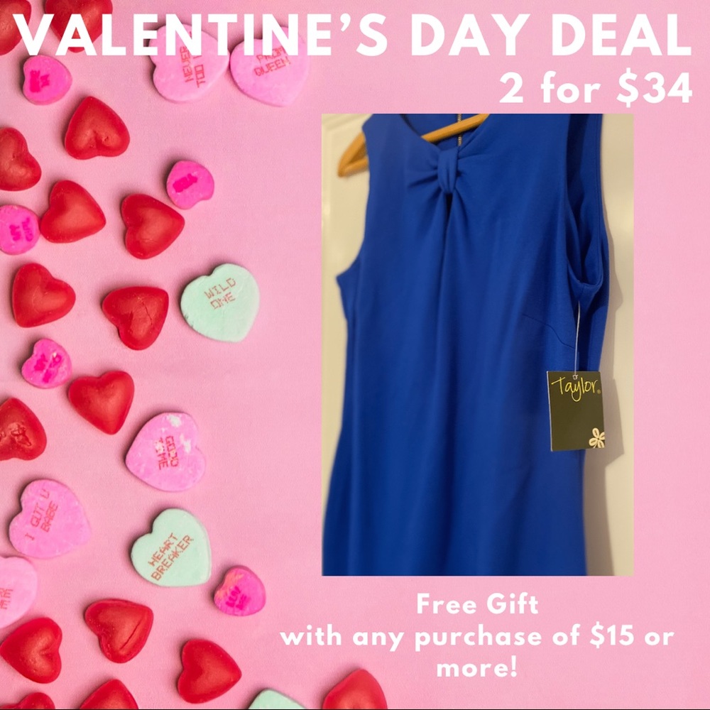 NWT!!💗🛍2/$34🛍💗 Taylor Flutter Hem Dress